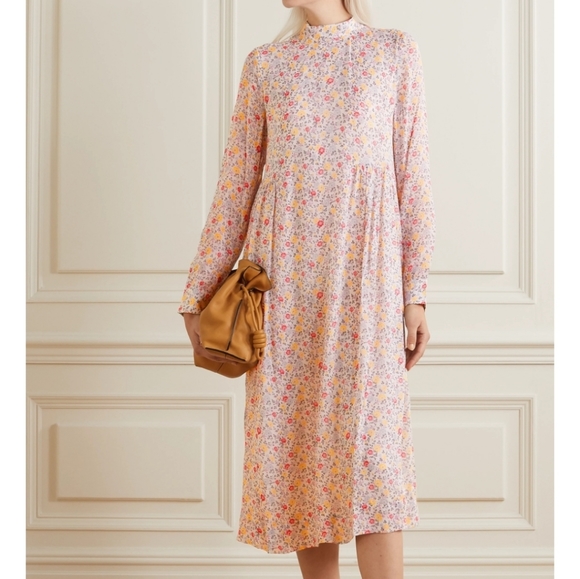 Ganni Dresses & Skirts - Ganni Romantic Floral Midi Dress